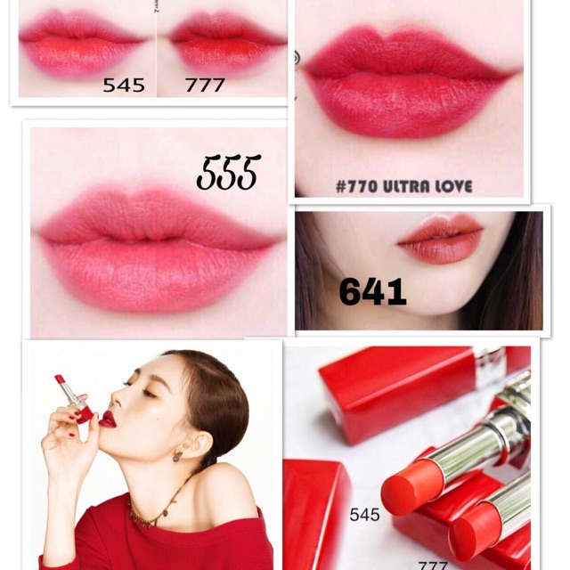 Son Dior Ultra Rouge 545 777 770 555 641 unbox Shopee Vi t Nam