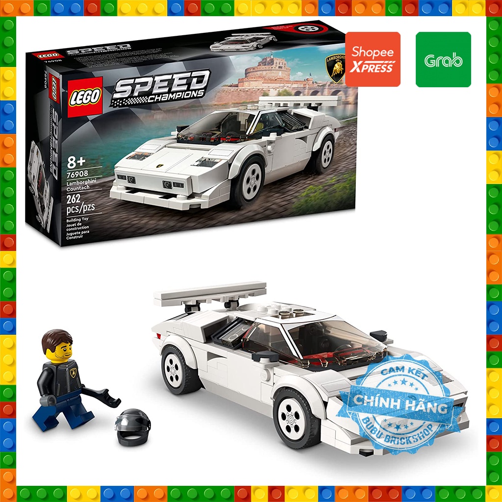 Lego Speed Champions 76908 - Lamborghini Countach - Bộ xếp hình Lego Xe ...