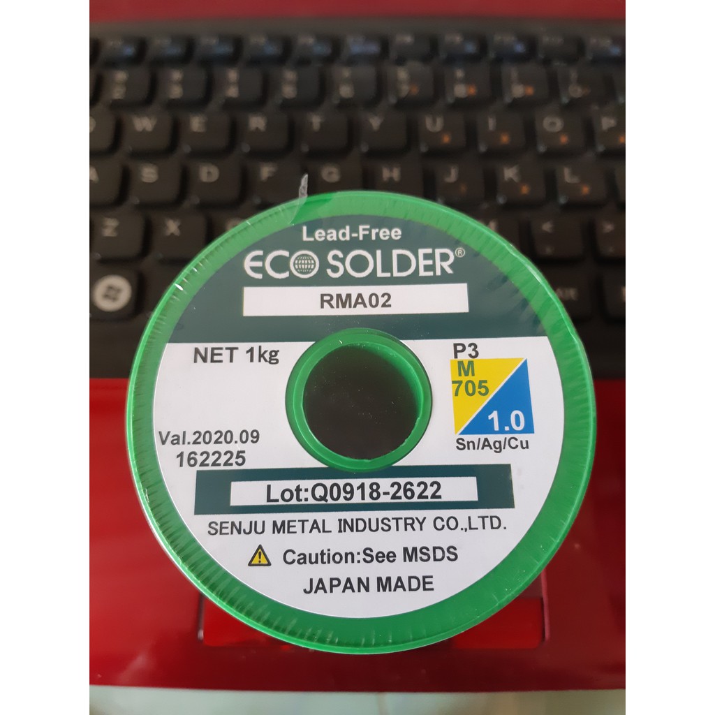Thiếc hàn không chì ECO SOLDER RMA02 M705 1mm 1kg Shopee Việt Nam