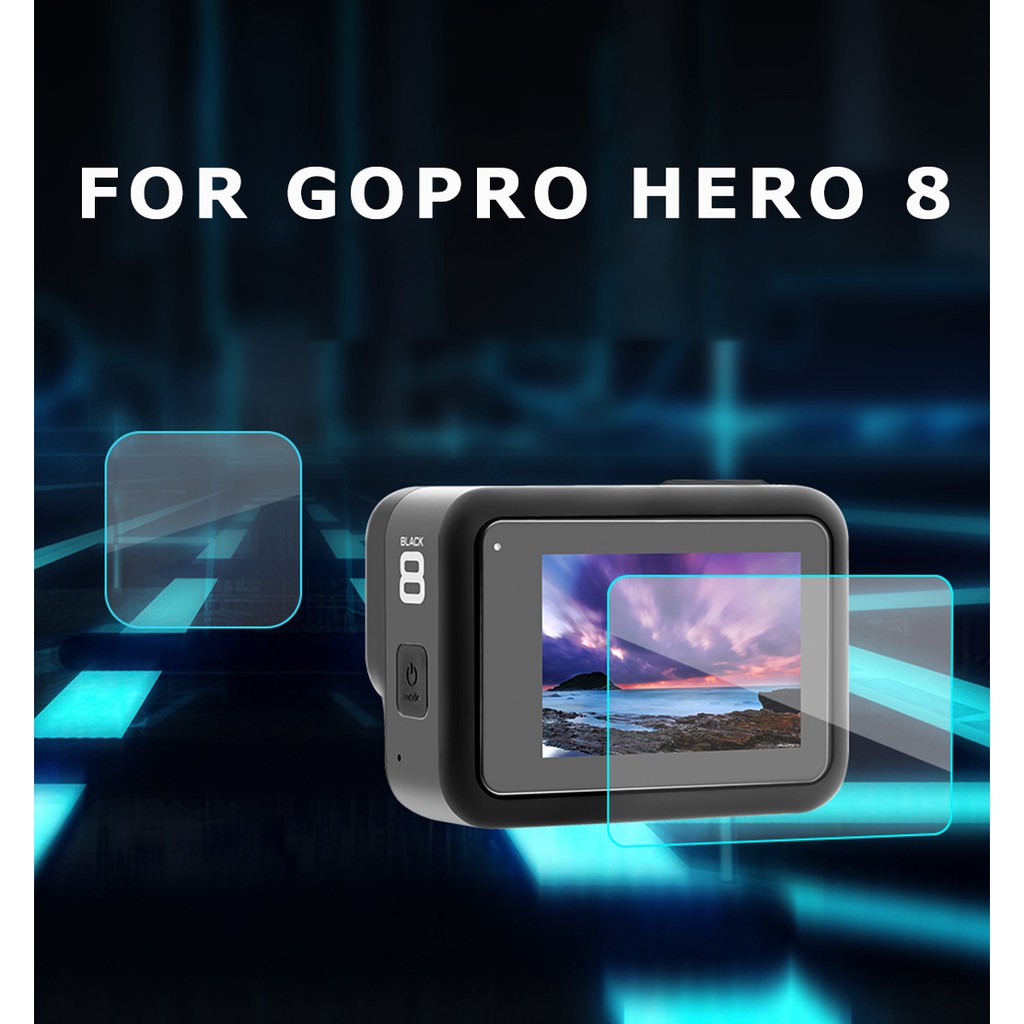 [ GOPRO HERO 8 ] Dán Cường lực lens GOPRO HERO 8 trước sau - Bộ phụ ...