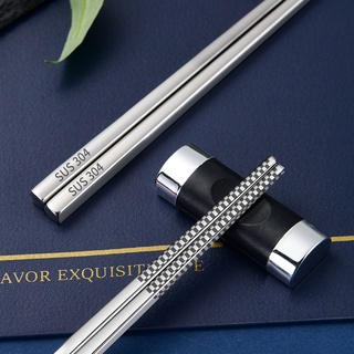 Combo 5 Đôi Đũa Inox SUS 304 - Đũa Thép Không Rỉ Đũa Ăn Cơm Chống Trượt, Sang Trọng & Bền Bỉ
