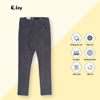 Quần kaki dài basic KboyShop, quần dài nam công sở from simlfit vừa vặn và trẻ trung ,co giãn, vải siêu mát - QDK01