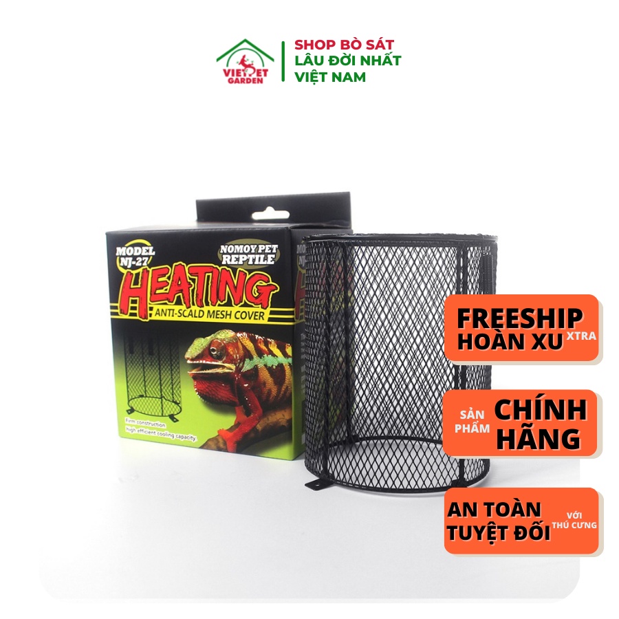 Chụp bảo vệ đèn trống bỏng cho bò sát thú cưng | Nomoy