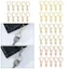 SMILE 10 Chiếc Túi Dây Đeo Khóa Chia Vòng DIY Móc Khóa Trang Sức Làm Cổ Carabiner Snap