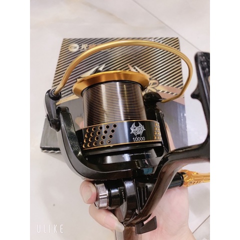 Máy câu chính hãng GW 12000 hàng loại 1 cối nông Black Spider chất lượng máy quay rất êm và mượt