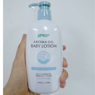 Sữa Dưỡng Thể Tinh Dầu Thơm Thiên Nhiên Cho Bé S Select Nhật Bản 300ml