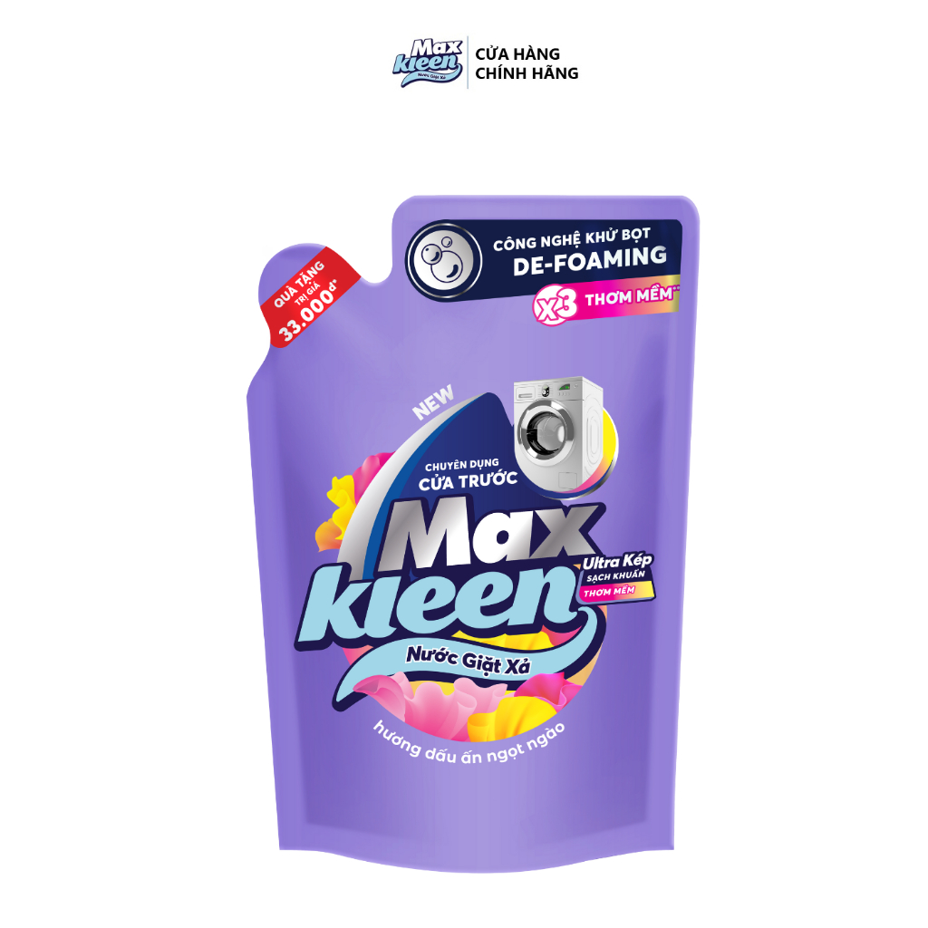 Ảnh Túi nước giặt xả MaxKleen Cửa trước 450g Dấu ấn ngọt ngào/Nước hoa huyền diệu (Mùi ngẫu nhiên) 1