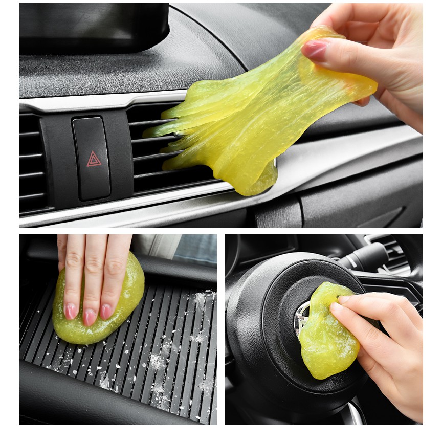 GEL VỆ SINH NỘI THẤT Ô TÔ ĐA NĂNG TẨY SẠCH 100% BỤI BẨN TRÊN XE BẠN  TÁI SỬ DỤNG NHIỀU LẦN