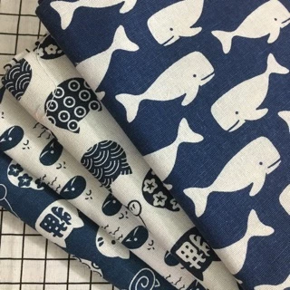 20 mẫu vải canvas hoạ tiết (vintage, lá, con vật, hoa quả..) - hãy đọc mô tả sp trước khi mua -Không vắt sổ/ may viền