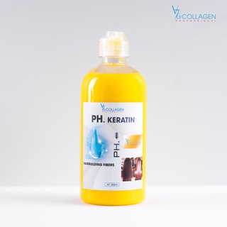 Kem ủ xả tóc Axit béo phục hồi tóc chuyên sâu PH Keratin V76 Collagen Italy 500ml