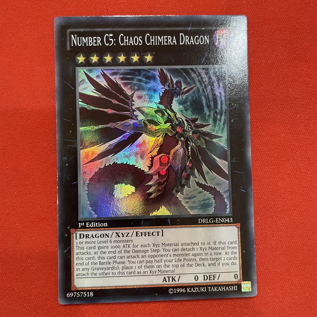 [Thẻ Bài Yugioh Chính Hãng] Number C5: Chaos Chimera Dragon | Shopee ...