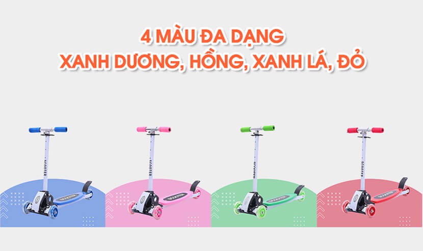 Mô tả Xe trượt scooter 3 bánh cho bé chính hãng BBT Global trẻ em từ 2-7 tuổi KM956A - 5