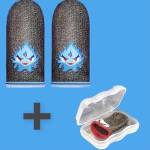 Combo Găng Tay Blue Fire Xanh Phát Sáng, Memo, SHEZI Găng Tay Chơi Game PUBG, Liên Quân, Ngăn Mồ Hôi