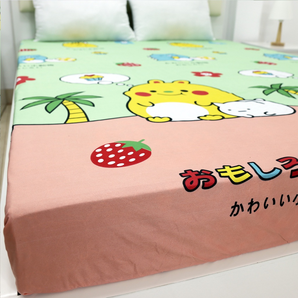 Ảnh Ga chống thấm Cotton dành cho đệm cao 20cm và đệm cao từ 10cm đến 20cm ZingZingMart 3