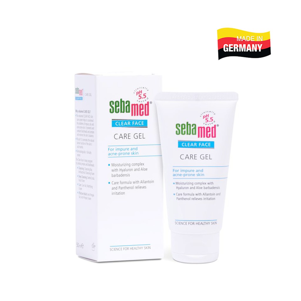 Ảnh Gel dưỡng ẩm giảm mụn, bảo vệ da Sebamed Clear Face Care Gel pH5.5 (50ml) 3