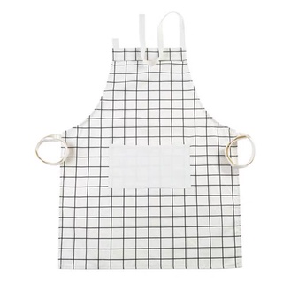 Tạp dề cotton+lanh thiết kế đơn giản hiện đại cho nhà bếp 88208