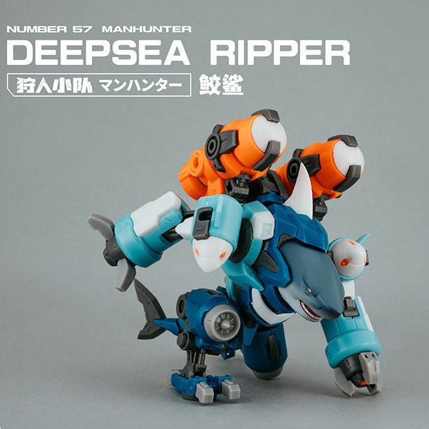 [Btf] Mô Hình Lắp Ráp Fiftysen No.57 Hunter Squad Shark Mecha 1 / 24 P2CX