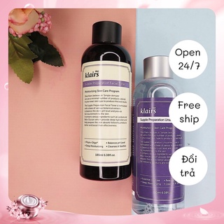 Nước Hoa Hồng Dear, Klairs Supple Preparation Unscented Toner [Chính Hãng]