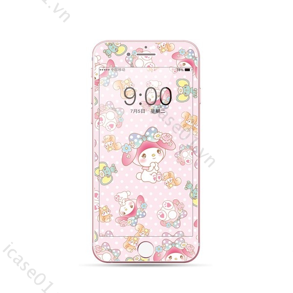 Kính Cường Lực Toàn Màn Hình Họa Tiết Hoạt Hình Cho Iphone8 Iphone7 Plus Se2 I6 I6S I8 I7 Iphone 6 6s 7 8 7plus 8plus