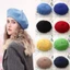 Mũ nồi len BORAGETE màu trơn Mũ beanie kiểu Pháp