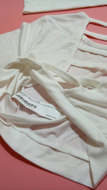 Áo croptop đan dây lưng F21 vnxk
