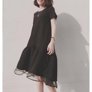 Váy bầu mùa hè ViBa [VB62] đuôi cá chân ren Full size S/M/L