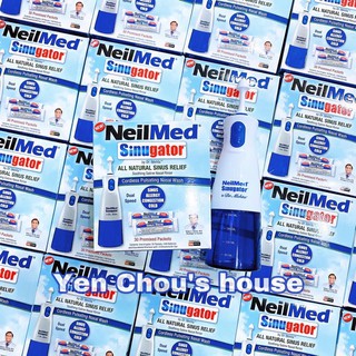 Máy rửa mũi NeilMed tặng kèm muối pha 30 gói