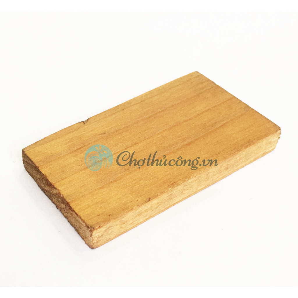 Bộ Chốt gỗ treo rèm đôi (2 lỗ treo) từ gỗ thông làm pát treo sào (2 cái ...