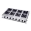 Bếp ga nấu mỳ cay 8 đầu đốt chất liệu inox, vệ sinh dễ dàng