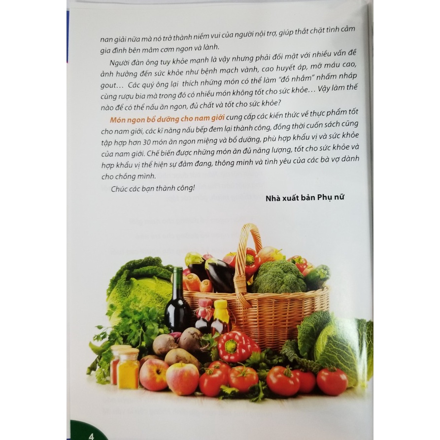 Ảnh Sách - Người Nội Trợ Thông Minh - Món Ngon Bổ Dưỡng Cho Nam Giới 3
