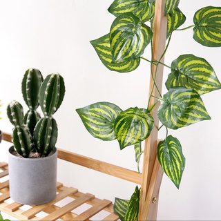 Dây lá giả - Dây leo nhân tạo (1,30m) cao cấp decor, trang trí tường nhà, cửa tiệm, studio...