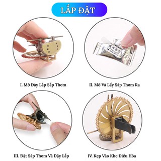 Quạt Sáp Thơm Ô Tô Hình Tôn Ngộ Không – Có Tặng Kèm Sáp Thơm VERSION 2