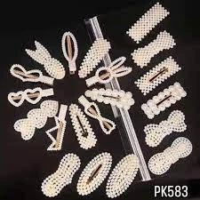 Set 10 kẹp tóc đính hạt cho bạn gái - siêu xinh
