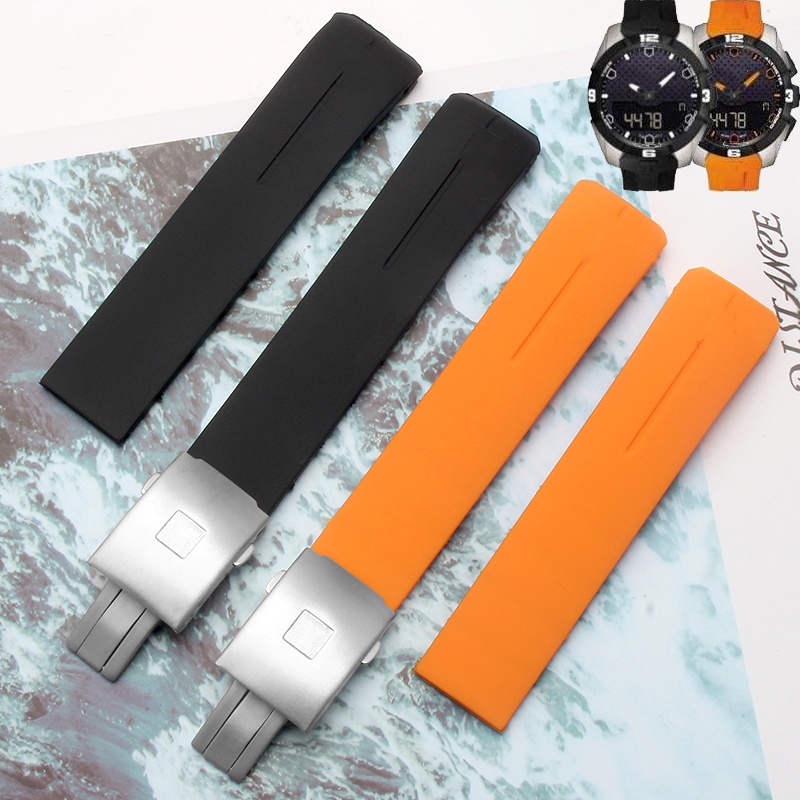 Dây Đeo Thay Thế 20 21mm Bằng Silicon Mềm Chống Thấm Nước Cho Đồng Hồ ...