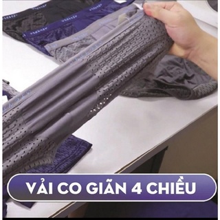 Hộp 4 Quần lót chéo thông hơi xuất Nhật cao cấp co giãn 4 chiều, chất siêu mát