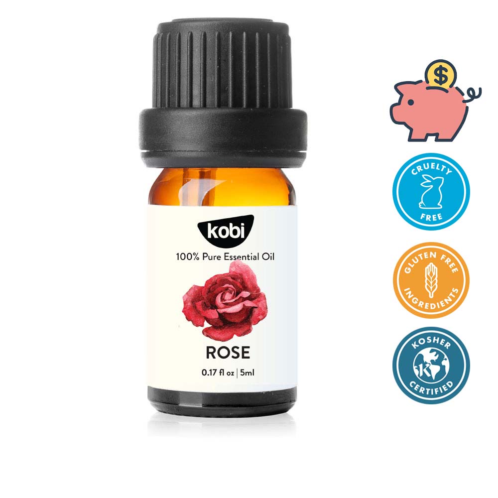 [Mã BMLT35 giảm đến 35K đơn 99K] Tinh dầu Hoa Hồng Kobi Rose essential oil giúp làm trắng da, se khít lỗ chân lông - 5ml