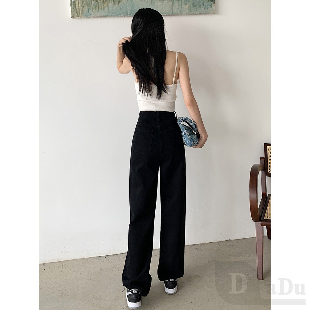 Ảnh Daduhey Quần Jeans Dài Lưng Cao Plus Size Cho Nữ 4