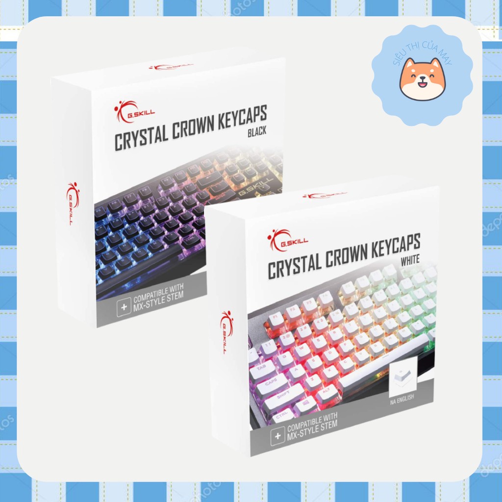 Keycap pudding xuyên LED G.SKILL Crystal Crown 104 nút Shopee Việt Nam