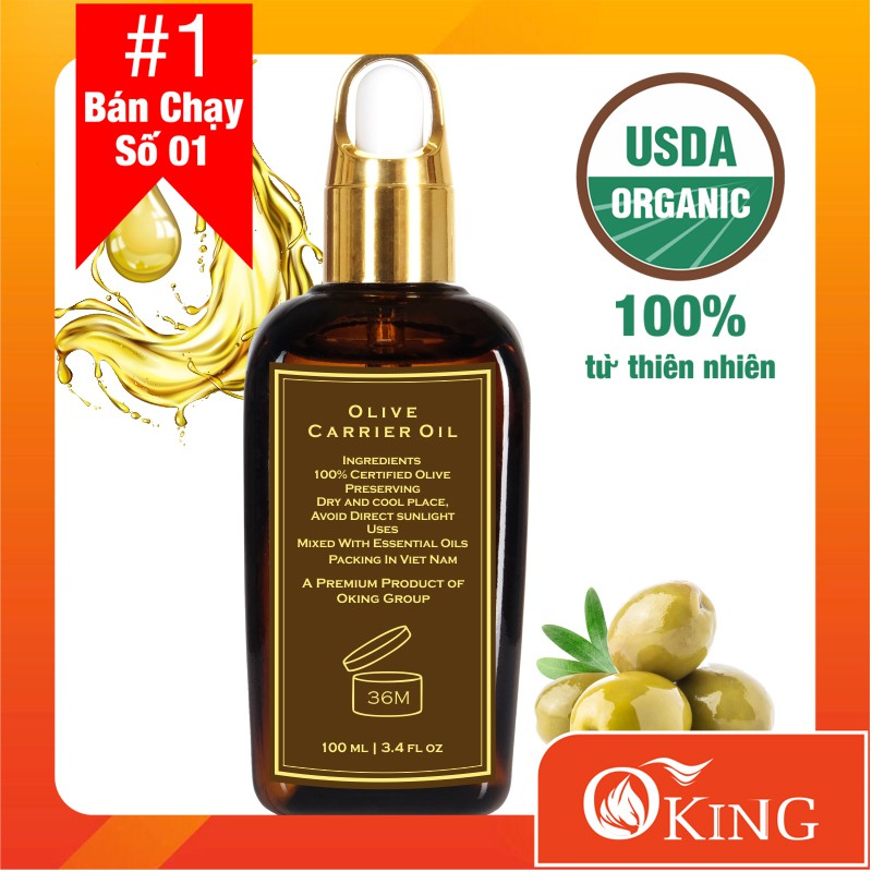 Dầu Oliu Virgin Extra nguyên chất (Olive - EV ) 100ml | Oking Việt Nam