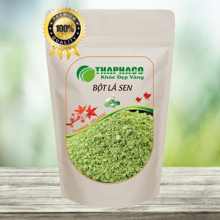 [HCM] Bột Lá Sen 100g Nguyên Chất Uống Làm Đẹp Dưỡng Da THAPHACO