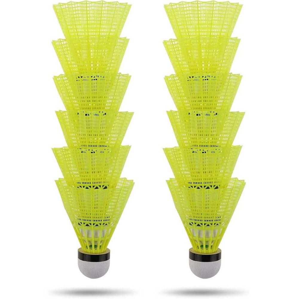 Hobbyin Bộ Cầu Lông Nhựa Trong Nhà - 3/6/12 Chiếc, Bền Đẹp