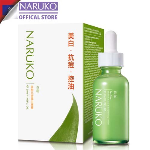 Ảnh Tinh chất ngăn ngừa mụn, kiểm soát dầu và giảm thâm mụn Naruko Tea Tree Blemish Clear & Brightening Serum 30ml (Bản Đài) 1