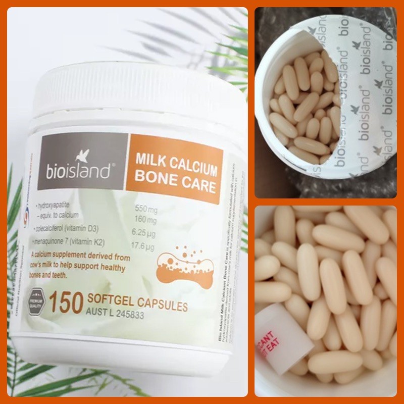 Viên sữa bổ sung Canxi Bio Island Milk Calcium Bone Care 150 viên, Hỗ trợ xương và răng chắc khỏe | BigBuy360 - bigbuy360.vn