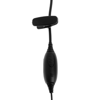 BS * Tai nghe kẹp tai 1 Pin 2 5mm Tai nghe hình chữ G từ tính Mic Bộ đàm hai chiều