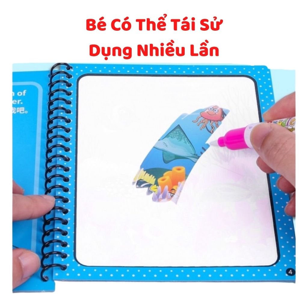 Đồ Chơi Tranh Tô Màu Ma Thuật Không Giới Hạn, Bút Không Bao Giờ Hết Mực