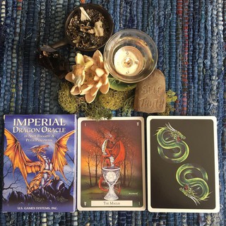 Bộ Bài Imperial Dragon Oracle (Mystic House Tarot Shop) - Bài Gốc Authentic Chính Hãng 100%