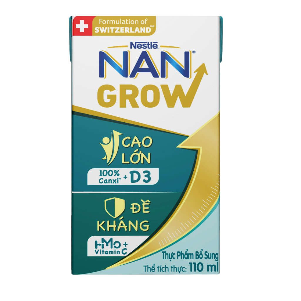 Ảnh Thùng 36 hộp Sữa pha sẵn Nestlé NANGROW sữa mát công thức từ Thụy Sĩ 100% Canxi giúp bé cao lớn vượt trội 9(4 x 110ml) 3