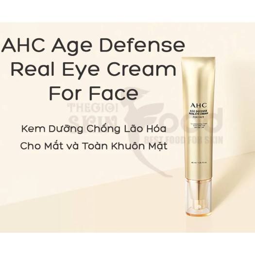 Kem Dưỡng Mắt Chống Lão Hóa Cho Toàn Mặt AHC Age Defense Real Eye Cream