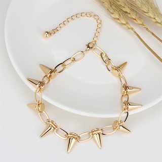 Vòng Cổ Choker Đinh Tán Kim Loại Thời Trang Punk Gothic Hàn Quốc Cho Nữ / Vòng Cổ Phong Cách Hip Hop Harajuku
