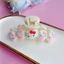 YT4 Sanrio Kuromi PomPomPurin Cinnamoroll Giai Điệu Dễ Thương Kẹp Tóc Học Sinh Hoạt Hình Đồ Trang Trí Nhựa Dễ Thương